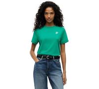 Tommy Hilfiger Camiseta TH Script Reg C-Nk SS WW0WW49941 S/S para Mujer, Color Verde (Verde Courtside), Talla XL