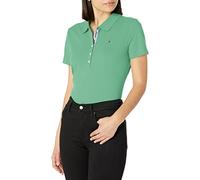Tommy Hilfiger Polo clásico para mujer (talla estándar y grande), Crème De Menthe, XS