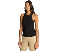 Tommy Hilfiger Camiseta Tipo Top para Mujer Slim 5X2 Rib Top Canalé Elástica