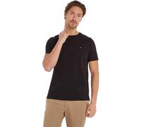 Tommy Hilfiger Camisetas de Manga Corta Hombre Essential Regular Fit con Cuello Redondo, Negro (Black), M