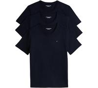Tommy Hilfiger Camisetas de Manga Corta Pack de 2 Hombre Slim Fit, Azul (Des Sky/Des Sky/Des Sky), L