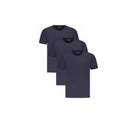 Tommy Hilfiger Camisetas de Manga Corta Pack de 2 Hombre Slim Fit, Azul (Des Sky/Des Sky/Des Sky), S