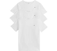 Tommy Hilfiger Camisetas de Manga Corta Pack de 2 Hombre Slim Fit, Blanco (White/White/White), S