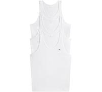 Tommy Hilfiger Camisetas de Tirantes Hombre Pack de 3 Tank Tops con Cuello Redondo, Blanco (White/White/White), XXL