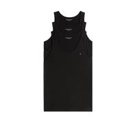 Tommy Hilfiger Camisetas de Tirantes Hombre Pack de 3 Tank Tops con Cuello Redondo, Negro (Black/Black/Black), XL