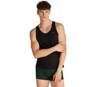 Tommy Hilfiger Camisetas de Tirantes Hombre Pack de 3 Tank Tops con Cuello Redondo, Negro (Black/Black/Black), M