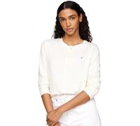 Tommy Hilfiger Cárdigan Mujer Jersey Stitch Elegante, Marfil (Ivory Petal), XL