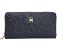 Tommy Hilfiger Cartera Mujer Emblem Large con Cremallera, Azul (Space Blue), Talla Única