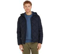 Tommy Hilfiger Cazadora Acolchada con Capucha Hombre, Azul (Desert Sky), XS