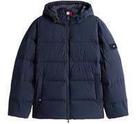 Tommy Hilfiger Cazadora acolchada Hombre Down Hooded impermeable, Azul (Desert Sky), M