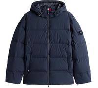 Tommy Hilfiger Cazadora acolchada Hombre Down Hooded impermeable, Azul (Desert Sky), XL