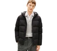 Tommy Hilfiger Cazadora acolchada Hombre Down Hooded impermeable, Negro (Black), M