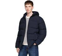 Tommy Hilfiger Cazadora Acolchada Hombre Down Hooded Puffer Jacket con Capucha, Azul (Desert Sky), XXL