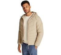 Tommy Hilfiger Cazadora acolchada Hombre Mid Quilt con capucha, Beige (Sandalwood), XXL