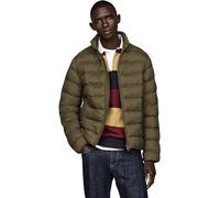 Tommy Hilfiger Cazadora Acolchada Hombre Mid Weight Stand Collar Jacket Sin Capucha, Multicolor (Army Green), M