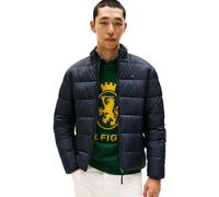 Tommy Hilfiger Cazadora acolchada Hombre New Mid Weight con cuello alto, Azul (Desert Sky), L