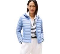 Tommy Hilfiger Cazadora acolchada Mujer Down Hooded Jacket con cierre de cremallera, Azul (Brisk Blue), M