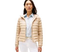 Tommy Hilfiger Cazadora acolchada Mujer Down Hooded Jacket con cierre de cremallera, Beige (Beige), XS