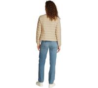 Tommy Hilfiger Cazadora acolchada Mujer Mock Neck ligera, Beige (Sandalwood), S