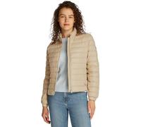 Tommy Hilfiger Cazadora acolchada Mujer Mock Neck ligera, Beige (Sandalwood), XL