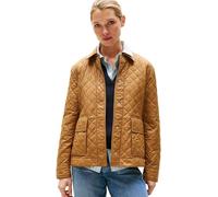 Tommy Hilfiger Cazadora acolchada Mujer Padded Nylon Slim Quilted con cuello francés, Marrón (Hickory), L