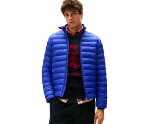 Tommy Hilfiger Cazadora acolchada Packable Frecycled Jacked Relaxed Fit, Azul (Wedge Blue), M