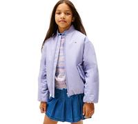 Tommy Hilfiger Cazadora bomber Chicas Padded con cuello tipo béisbol, Morado (Periwinkle Dusk), 6 Años