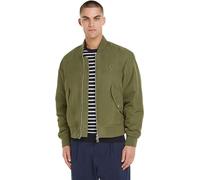 Tommy Hilfiger Cazadora Bomber Hombre Authentic Bomber con Cremallera, Verde (Utility Olive), S