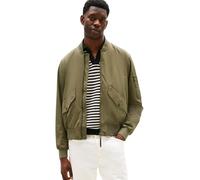 Tommy Hilfiger Cazadora bomber Hombre Packable con cuello tipo béisbol, Verde (Battle Green), XL