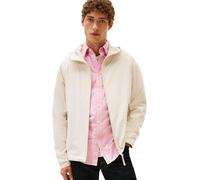 Tommy Hilfiger Cazadora de entretiempo Hombre con capucha, Marfil (Newsprint), XXL