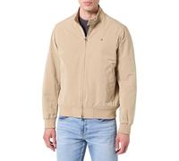 Tommy Hilfiger Cazadora de entretiempo Hombre Harrington con cremallera, Marrón (Camel), XL