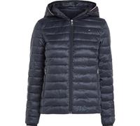 Tommy Hilfiger Cazadora de plumas Mujer Padded Global Stripe Jacket con capucha, Azul (Desert Sky), 3XL