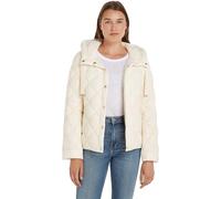 Tommy Hilfiger Cazadora de Plumas para Mujer Classics Chaqueta de Invierno, Blanco (Calico), M