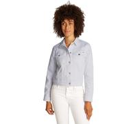 Tommy Hilfiger Cazadora vaquera Mujer Slim Fit, Blanco (Th Optic White), 40