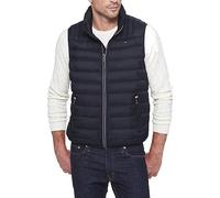 Tommy Hilfiger Chaleco Acolchado Ligero, Especialmente Plumas, Medianoche/excursión monocromática (Midnight//Getaway Solids), 5XL Grandes para Hombre