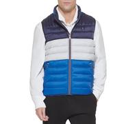 Tommy Hilfiger Chaleco acolchado ligero ultra loft para hombre (estándar y grande y alto), bloque de color azul real, XL, Bloque de color azul real, XL