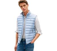 Tommy Hilfiger Chaleco Hombre Packable Recycled Vest cuello alto, Negro (Brisk Blue), XXL