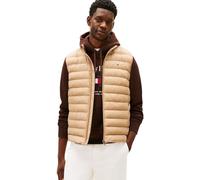 Tommy Hilfiger Chaleco reciclado plegable para hombre, MW0MW37677, color beige, talla M, BEIGE (Coastal Taupe), M