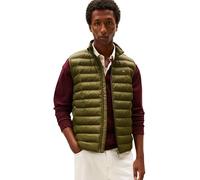 Tommy Hilfiger Chaleco Hombre Packable Recycled Vest cuello alto, Verde (Huntsman Green), M