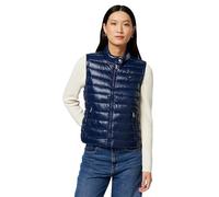 Tommy Hilfiger Chaleco Mujer con cuello vuelto, Azul (Dark Night Navy), 3XL