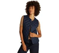 Tommy Hilfiger Chaleco Mujer Down Quilted Collarless Vest Fino, Azul (Dark Night Navy), 3XL