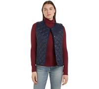 Tommy Hilfiger Chaleco Mujer Down Quilted Collarless Vest Fino, Azul (Desert Sky), XL