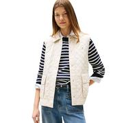 Tommy Hilfiger Chaleco Mujer Padded Nylon Slim Quilted Acolchado, Marfil (Newsprint), XL