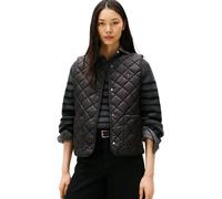 Tommy Hilfiger Chaleco Mujer Padded Quilted Chaleco acolchado, Negro (Black), S