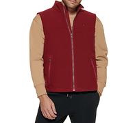 Tommy Hilfiger - Chaleco polar para hombre, rojo, L