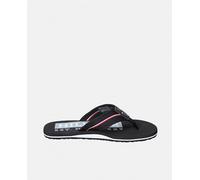 Tommy Hilfiger Chanclas Hombre Corporate Beach Sandal Zapatillas de dedo, Negro (Black), 43