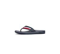 Tommy Hilfiger Molded Hilfiger Beach Sandal Fm0fm05803, Chanclas Hombre, Blue (RWB), 40.5 EU