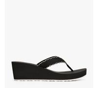 Tommy Hilfiger Chanclas Mujer Wedge Beach Sandal con plataforma, Negro (Black), 39
