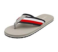 Tommy Hilfiger Chanclas Hombre Beach Sandal Zapatillas de baño, Gris (Antique Silver), 40