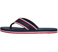 Tommy Hilfiger Chanclas Hombre Comfort Beach Sandal con logotipo, Azul (Desert Sky), 43